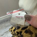 INA  Yellow and Black Cheetah Button Up‎ Blouse Size Large NWT Photo 6