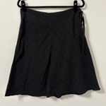 Roxy  Black 100% Cotton Side Tie Skirt Sz 7 Photo 0