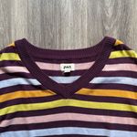 Pact Multicolor Striped Organic Cotton Classic Fine Knit V Photo 4