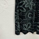 Fresh Produce  Black Green Floral Print Mini Dress Womens S Athletic Hiking USA Photo 4