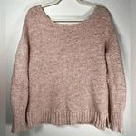 American Eagle Oversized Pink Sweater Cozy Chunky Knit Women’s Size Small Photo 2
