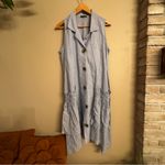 For Cynthia FOR CUNTHIA Linen Blend Button-Down Dress Photo 1