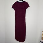 Frank & Eileen  Striped Harper Midi Dress L Red Blue Photo 3