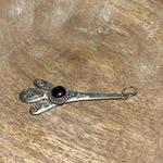 Sterling Silver Black Onyx 925  Drop Pendant Photo 8