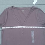 Gap NWT  Short Sleeve Ribbed Henley Shirt Photo 9