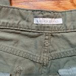 Lucky Brand  mid rise crop wide leg olive green jeans size 4 / 27 Photo 4