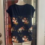 Mason & Belle WOMENS  SUMMER WEIGHT SMALL TOP BLACK/BLACK FLORAL Photo 1