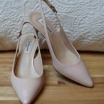 LK Bennett  Florita Leather Open Court Slingback Heels Pink Size 6.5 EU 37 Photo 2
