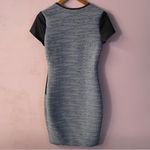 Double Click Gray & Black Bodycon Textured Mini Dress Photo 3