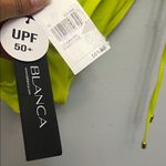 La Blanca Island Goddess Side Loop Hipster Bikini bottoms Vibrant Lime Sz 10 Photo 3