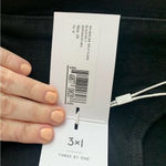 3x1  NWT Black Split Flare Jeans Size 24 Seen on Bella Hadid Photo 8