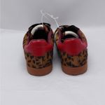 Steve Madden Benett Womens Sneakers Sz 7M Leopard Print Lace Up Low Top Gum Sole Photo 5
