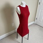 Reformation NWT  Christa Cotton Sweater Dress in Sundried Tomato Red Photo 1