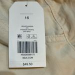 Wonderly NEW  High Waist Light Tan Khaki Fashion Shorts Sz 16R Photo 9