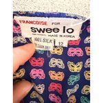 Vintage 70s/80s Françoise for Swee Lo 100% Silk Dress w/ Matching Belt Size 12 Photo 6