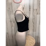 Forever 21  Black Jeweled Clasp Crop Top Women’s Size S Photo 5