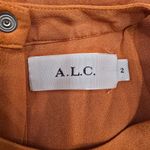 ALC Frank A.L.C Shane Wrap Effect Silk-Crepe Mini Dress Size 2 Photo 4