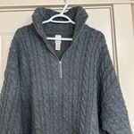 H&M Gray Cable Knit Sweater Photo 1