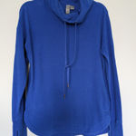 Sweaty Betty  Cobalt Blue Women's Cowl Neck Hoodie Sweater Sz S Photo 0