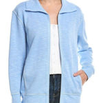 Tommy Bahama  Tobago Bay Palm Light Blue Women's Zip-Up Sweatshirt (L) Photo 0