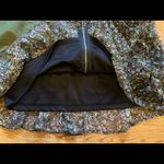 Floral Tiered Exposed wide band waistband Mini Skirt Green Size M Photo 3