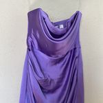 House Of CB  SANTANA VIOLET SATIN STRAPLESS CORSET MIDI‎ DRESS NWOT size L Photo 11