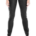 Max Studio  Black Women's Faux Leather High Waist-NWT Photo 0