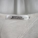 LA Made  Ivory Linen Blend Cutout Back Top Small New Photo 3