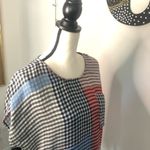 Ivy Jane  Striped Gingham Tie Front Blouse Photo 6