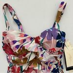 Profile by Gottex Melody Sweetheart Twist Front Tankini Size 34D Blue Photo 2