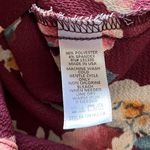 Autumn Vibes Floral Flowy Button Tie Front V Photo 4