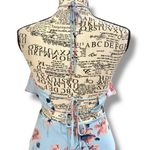 House of Harlow  x Revolve Size XS Zoe Blue Floral Halter Maxi Dress $218 Photo 6