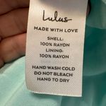 Lulus  Exotic Days Tropical Print Cutout Halter Midi Dress Vacations Resortwear M Photo 9