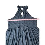 Anthropologie  Black Lavinia High Neck Halter Blouse Photo 7