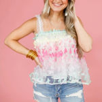 &merci Rainbow butterfly tank top &‎ merci Photo 0