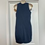 Nike Dark Blue Women’s Sleeveless Casual Terry Crew Neck Sheath Tank Top Dress Photo 5