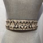 BCBGMAXAZRIA Cream and Black Belt Photo 3