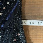 Endless Rose Anthropologie Beaded Navy Dress Photo 8