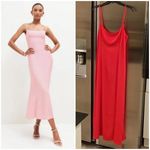 Reformation ππ Liya Dress ~ Corvette Hot Pink 10 NWT Photo 1