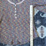 Anthropologie By  Women’s Puff Long Sleeve Knit 1/4 Button Down Henley Size Small Photo 13