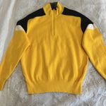 VTG Herman's Sweater Large Yellow‎ Blue Men Yellow Photo 0
