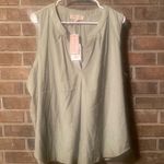 Philosophy Sage green sleeveless blouse nwt by woman size 2x Photo 0