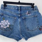 Reformation Charlie High Rise Jean Shorts Woman’s Floral Fauna Embroidery size Photo 1