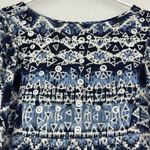 Chelsea & Theodore Boho tunic swim coverup dress 3/4 sleeves Sz Large Photo 9