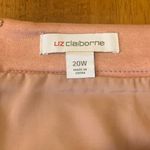 Liz Claiborne Skirt NWT 20W Dessert Rose with Metallic Buttons Pockets Lined Photo 3