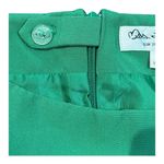 Miss Selfridge  Slit Hem Mini Skirt Bright‎ Green A-Line Women Size 6 Photo 7