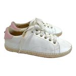Coach  C101 Low Top Espadrille Sneakers in White & Petal Photo 1