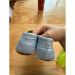 NWOT Emerald Label Light Blue Women Loafers Slip On Size 37 EU 6.5 US Leather Photo 2