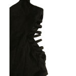 Victoria’s Secret PINK Ribbed One Piece Swimsuit Strappy Sides XS Black Photo 2