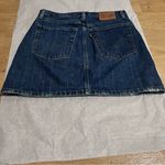 Levi's Distressed Zip Fly Denim High Waist Skirt Size 26 EUC Photo 1
